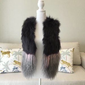 Fur colorful Vest
